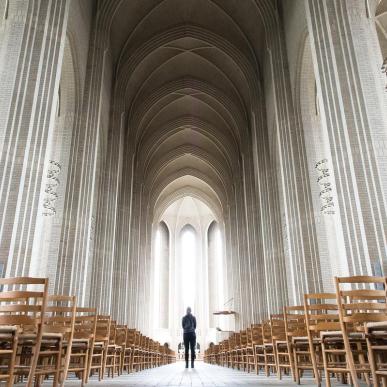 The grand scale of The Grundvig's Church is a reason to go to Copenhagen's Nordvest neighbourhood.